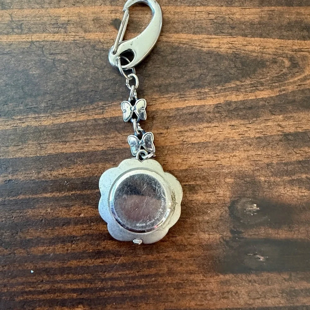 Rare Vintage Disney Minnie Mouse Watch Clip On